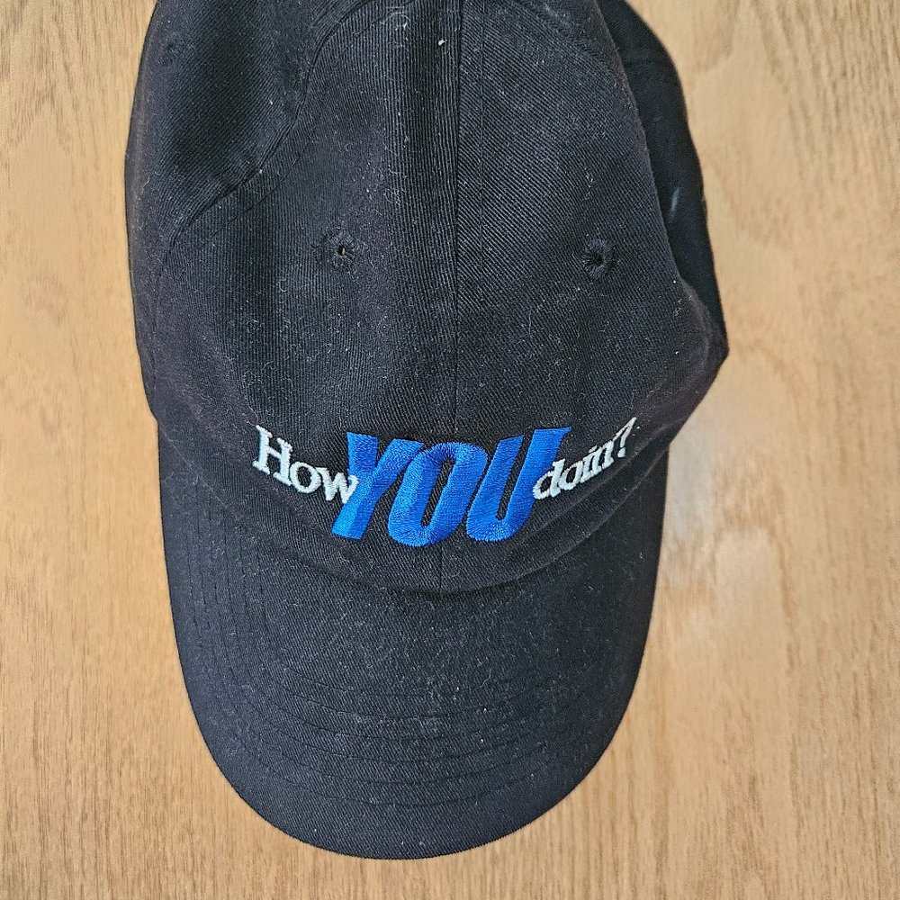 How You Doing Friends Hat Adjustable Strap back Black